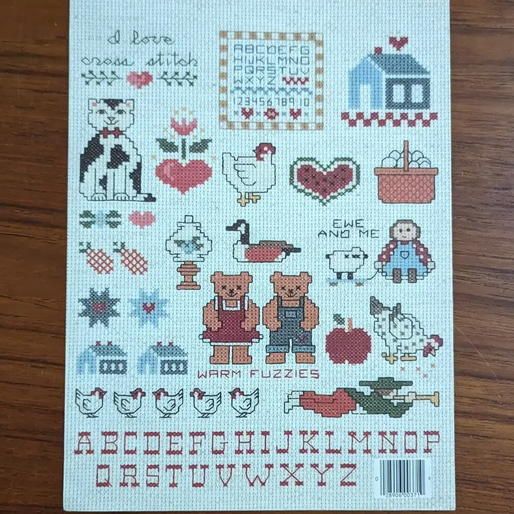 Country Caboodle Cross Stitch Pamphlet Leisure Arts 1985